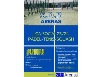 Liga Social Pádel - Tenis - Squash