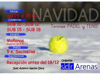 Torneo Navidad - PÁDEL y TENIS 